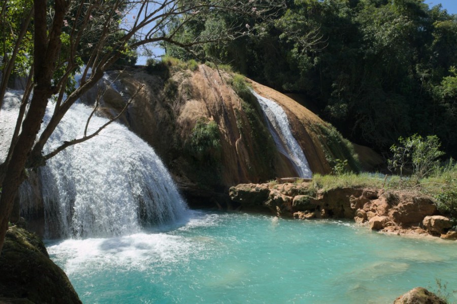 Meksyk - wodospady Aqua Azul