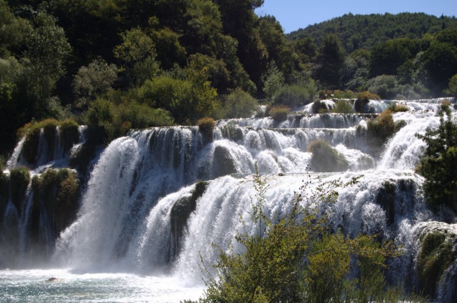 Chorwacja - Rzeka Krka - wodospad Skradinski Buk