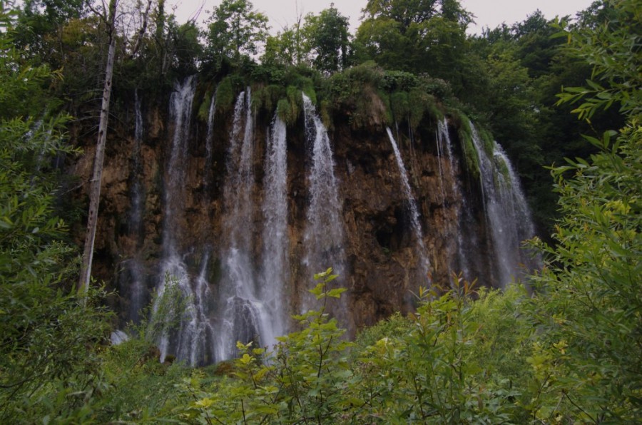 Chorwacja - Jeziora Plitwickie - wodospad Veliki Prśtavac