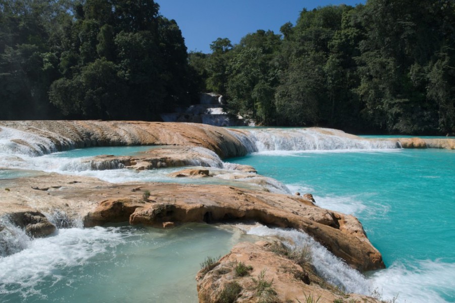 Meksyk - wodospady Aqua Azul