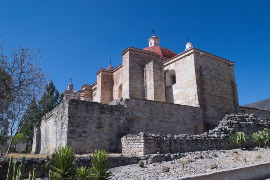 Meksyk - Mitla - kościół San Pedro