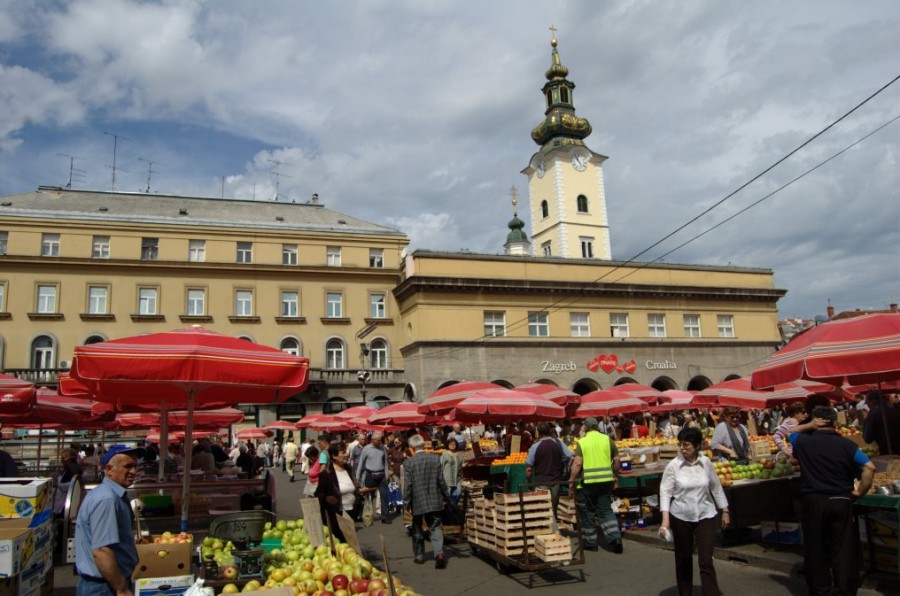 Chorwacja - Zagrzeb - targ