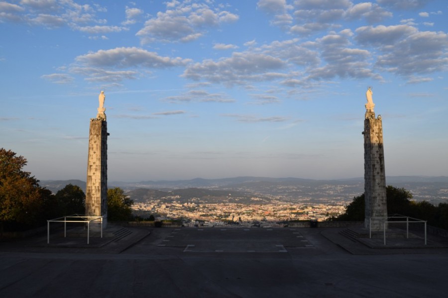 Portugalia - Braga - Sanktuarium Maryjne Sameiro - widok na Bragę