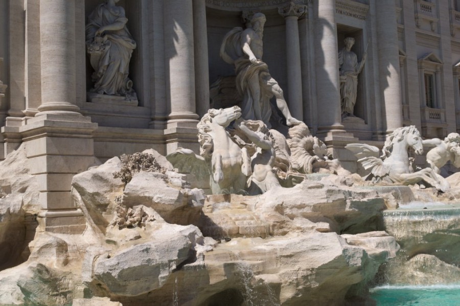 Włochy - Rzym - Fontanna di Trevi