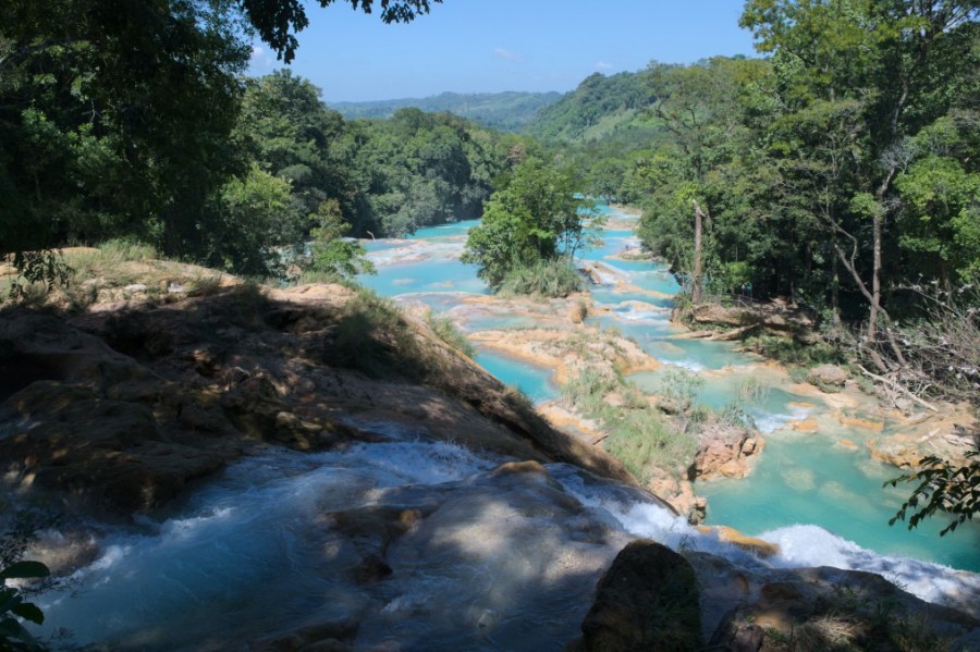 Meksyk - wodospady Aqua Azul