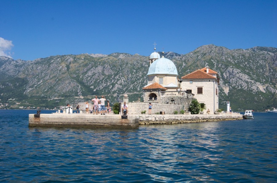 Czarnogóra - Perast - wyspa Matki Bożej na Skale (Gospa od Škrpjela)