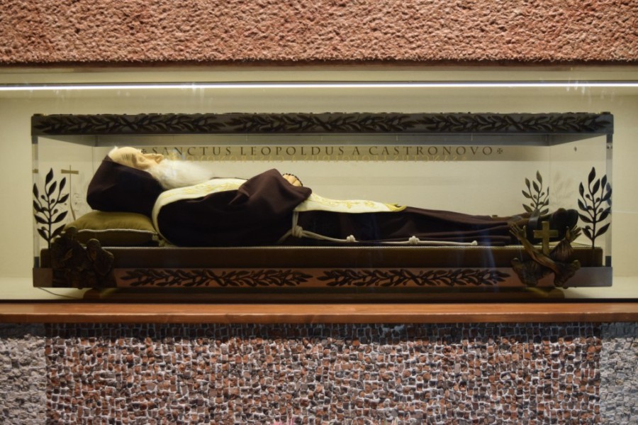 Włochy - Padwa - Sanktuarium św. Leopolda - św. Leopold Mandić